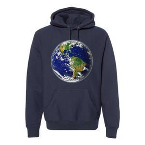 Earth Globe For Earth Day Premium Hoodie