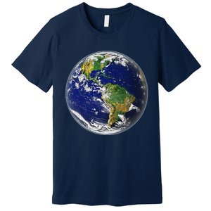 Earth Globe For Earth Day Premium T-Shirt