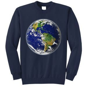 Earth Globe For Earth Day Tall Sweatshirt