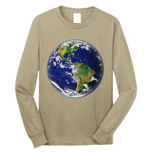 Earth Globe For Earth Day Long Sleeve Shirt