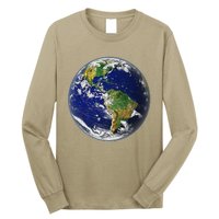 Earth Globe For Earth Day Long Sleeve Shirt