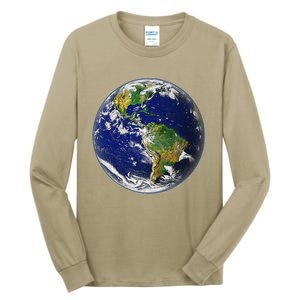 Earth Globe For Earth Day Tall Long Sleeve T-Shirt