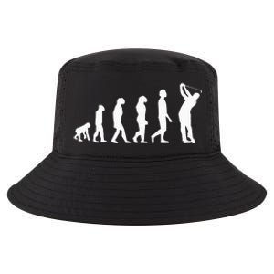 Evolution Golfer Funny Golf Golfing Father's Day Gift Dad Cool Comfort Performance Bucket Hat