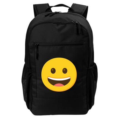 Emoticon Grinning Face Happy Backpack