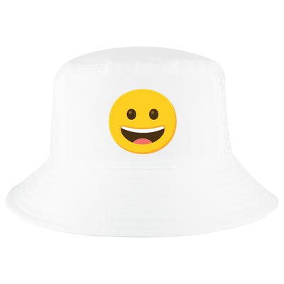 Emoticon Grinning Face Happy Cool Comfort Performance Bucket Hat