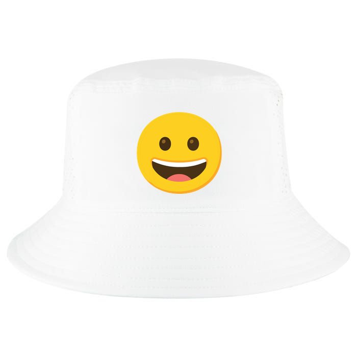Emoticon Grinning Face Happy Cool Comfort Performance Bucket Hat