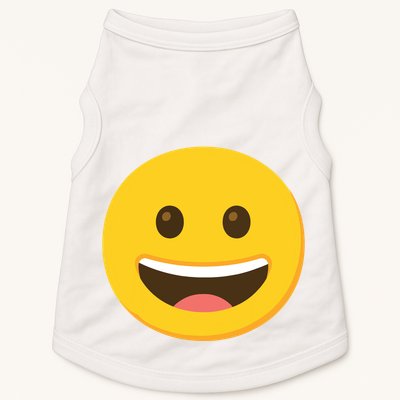 Emoticon Grinning Face Happy Doggie Tank