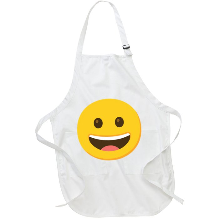 Emoticon Grinning Face Happy Apron