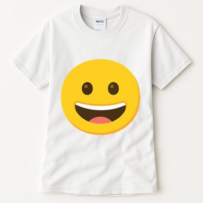 Emoticon Grinning Face Happy Tall T-Shirt