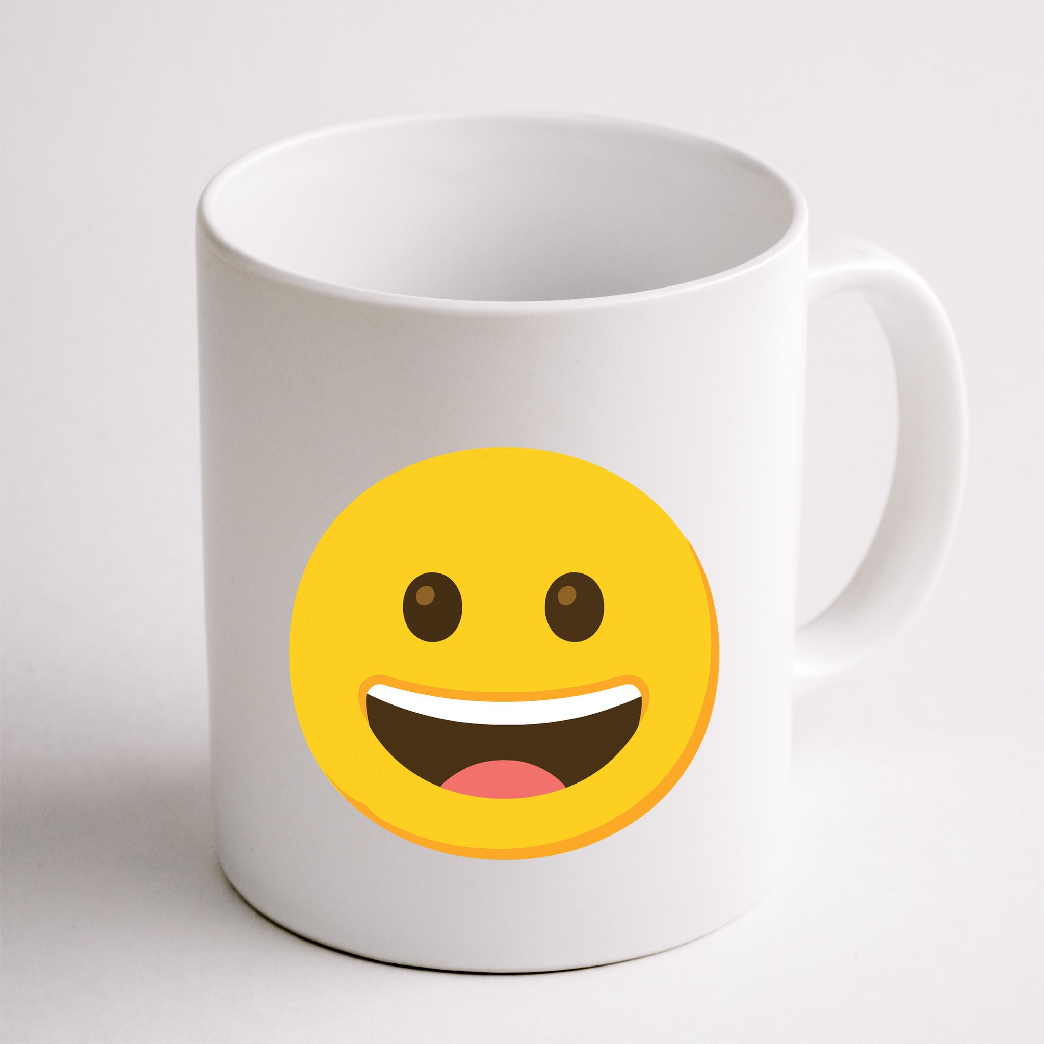 Emoticon Grinning Face Happy Mug