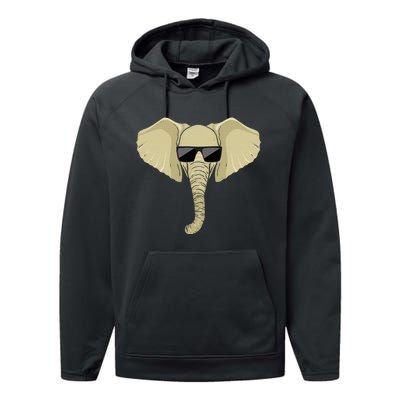 Elephant Gift For Girlfriend Elephants Elefant Performance Fleece Hoodie