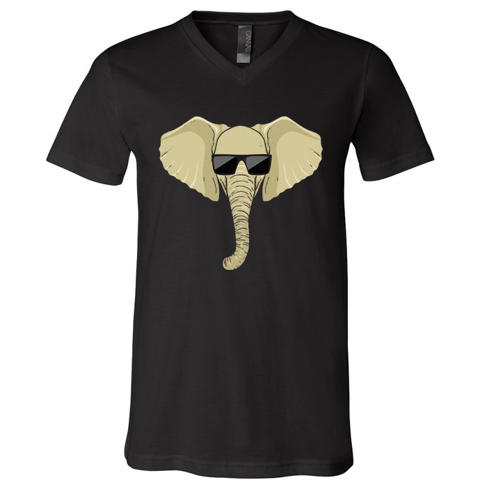 Elephant Gift For Girlfriend Elephants Elefant V-Neck T-Shirt