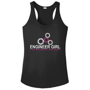 Engineer Girl Funny Cute Engineering STEM Gift For Girl Ladies PosiCharge Competitor Racerback Tank