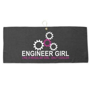 Engineer Girl Funny Cute Engineering STEM Gift For Girl Large Microfiber Waffle Golf Towel