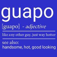 El Guapo Funny Definition Short Acrylic Beanie