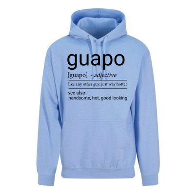 El Guapo Funny Definition Unisex Surf Hoodie