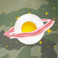 Egg Bacon Planet Legacy Tie Dye Trucker Hat