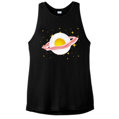 Egg Bacon Planet Ladies PosiCharge Tri-Blend Wicking Tank