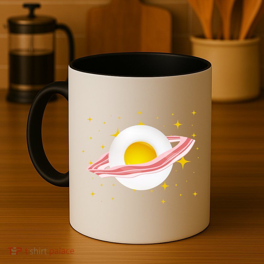 Egg Bacon Planet Mug