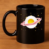 Egg Bacon Planet 11oz C Handle Ceramic Mug