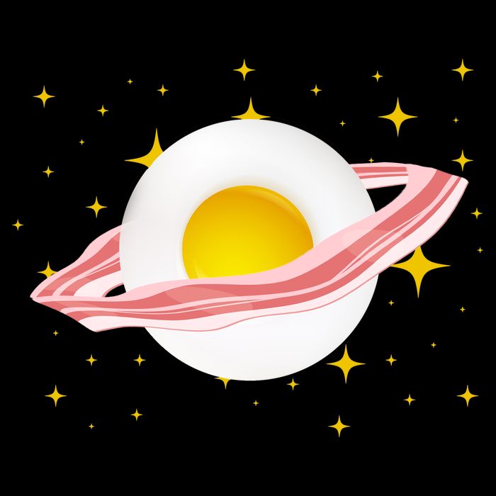 Egg Bacon Planet Ladies Essential Flowy Tank