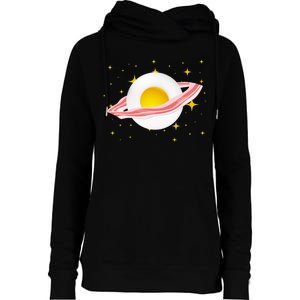 Egg Bacon Planet Womens Funnel Neck Pullover Hood