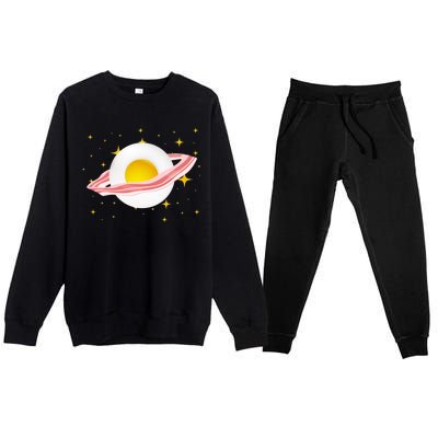 Egg Bacon Planet Premium Crewneck Sweatsuit Set