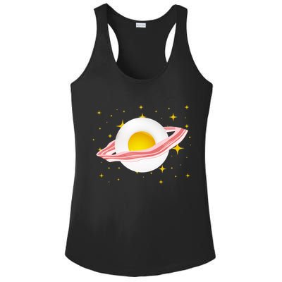 Egg Bacon Planet Ladies PosiCharge Competitor Racerback Tank