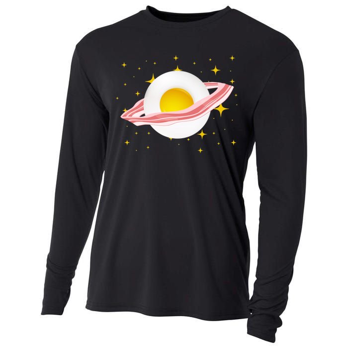 Egg Bacon Planet Cooling Performance Long Sleeve Crew