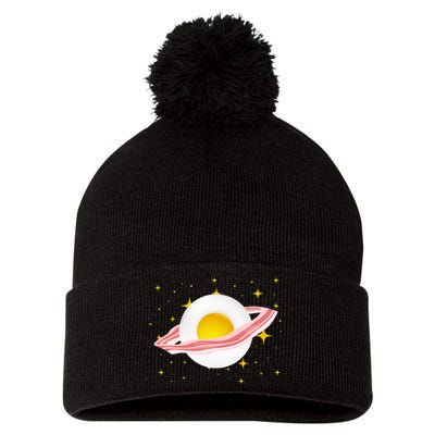 Egg Bacon Planet Pom Pom 12in Knit Beanie