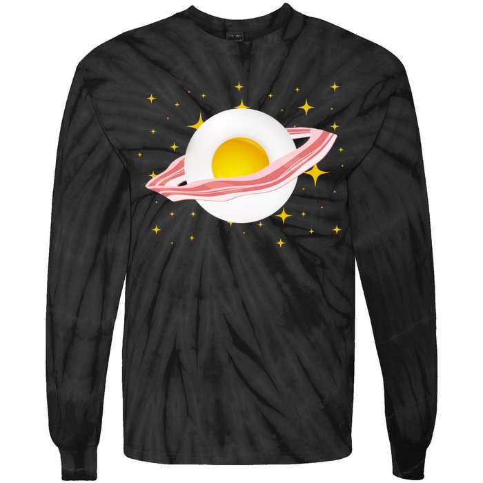 Egg Bacon Planet Tie-Dye Long Sleeve Shirt