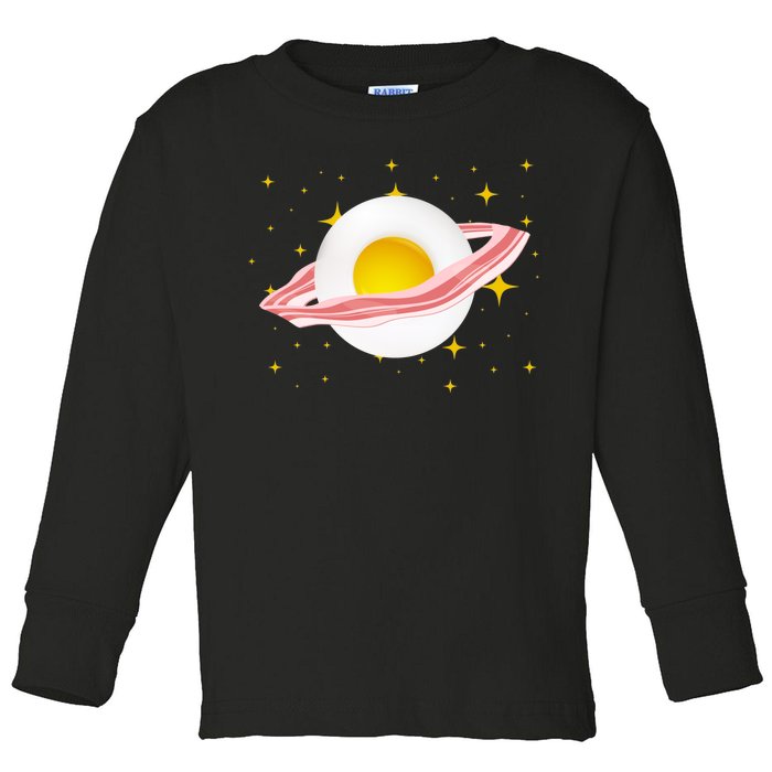 Egg Bacon Planet Toddler Long Sleeve Shirt