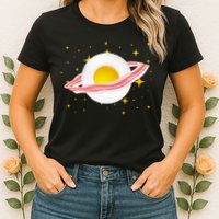 Egg Bacon Planet Womens T-Shirt