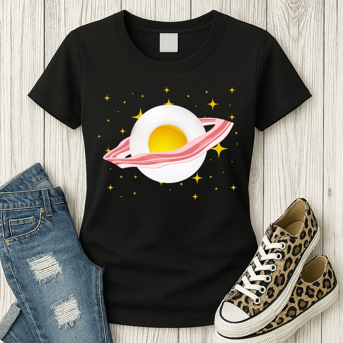 Egg Bacon Planet Womens T-Shirt