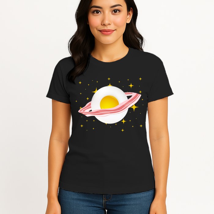 Egg Bacon Planet Womens T-Shirt
