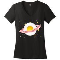 Egg Bacon Planet Women's V-Neck T-Shirt