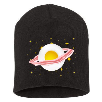 Egg Bacon Planet Short Acrylic Beanie