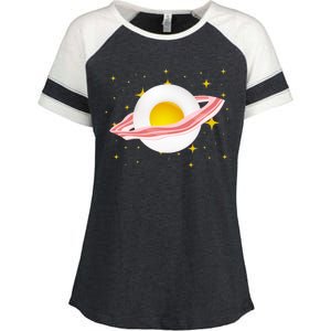 Egg Bacon Planet Enza Ladies Jersey Colorblock Tee