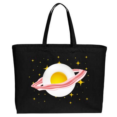 Egg Bacon Planet Cotton Canvas Jumbo Tote