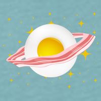 Egg Bacon Planet Sueded Cloud Jersey T-Shirt