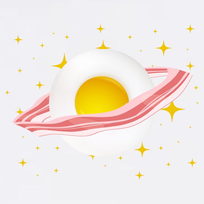 Egg Bacon Planet Garment-Dyed Sweatshirt