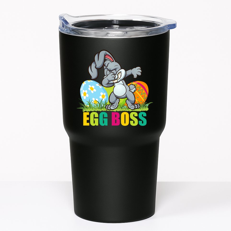 Egg Boss Dabbing Easter Bunny Tumbler