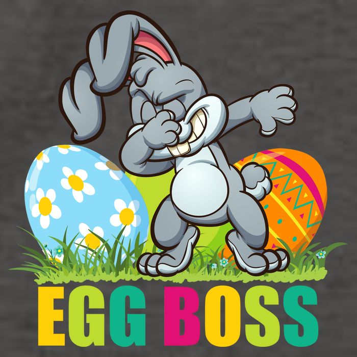 Egg Boss Dabbing Easter Bunny Vector Backpack