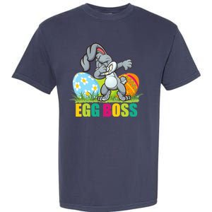 Egg Boss Dabbing Easter Bunny Garment-Dyed Heavyweight T-Shirt