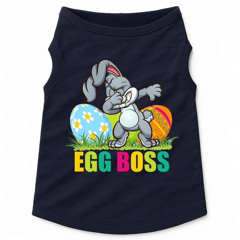 Egg Boss Dabbing Easter Bunny Doggie Tank