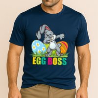 Egg Boss Dabbing Easter Bunny Cooling Performance Crew T-Shirt