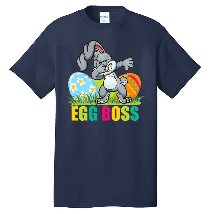 Egg Boss Dabbing Easter Bunny Tall T-Shirt