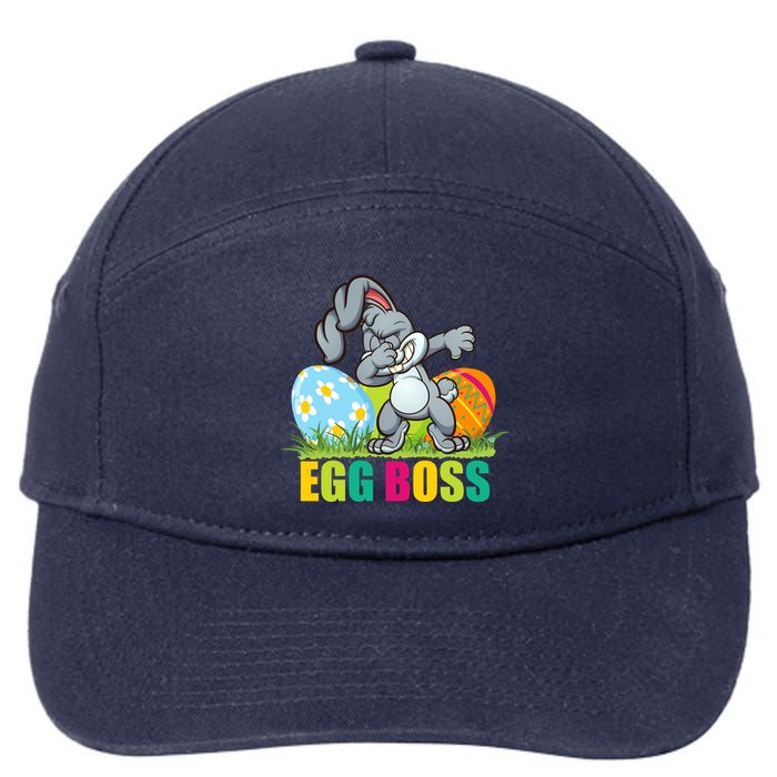 Egg Boss Dabbing Easter Bunny 7-Panel Snapback Hat