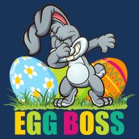 Egg Boss Dabbing Easter Bunny 7-Panel Snapback Hat