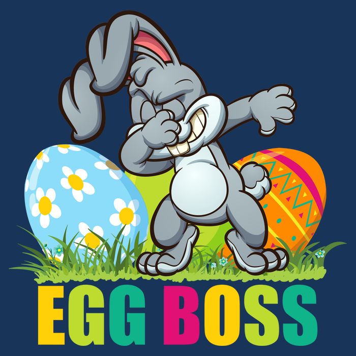 Egg Boss Dabbing Easter Bunny 7-Panel Snapback Hat
